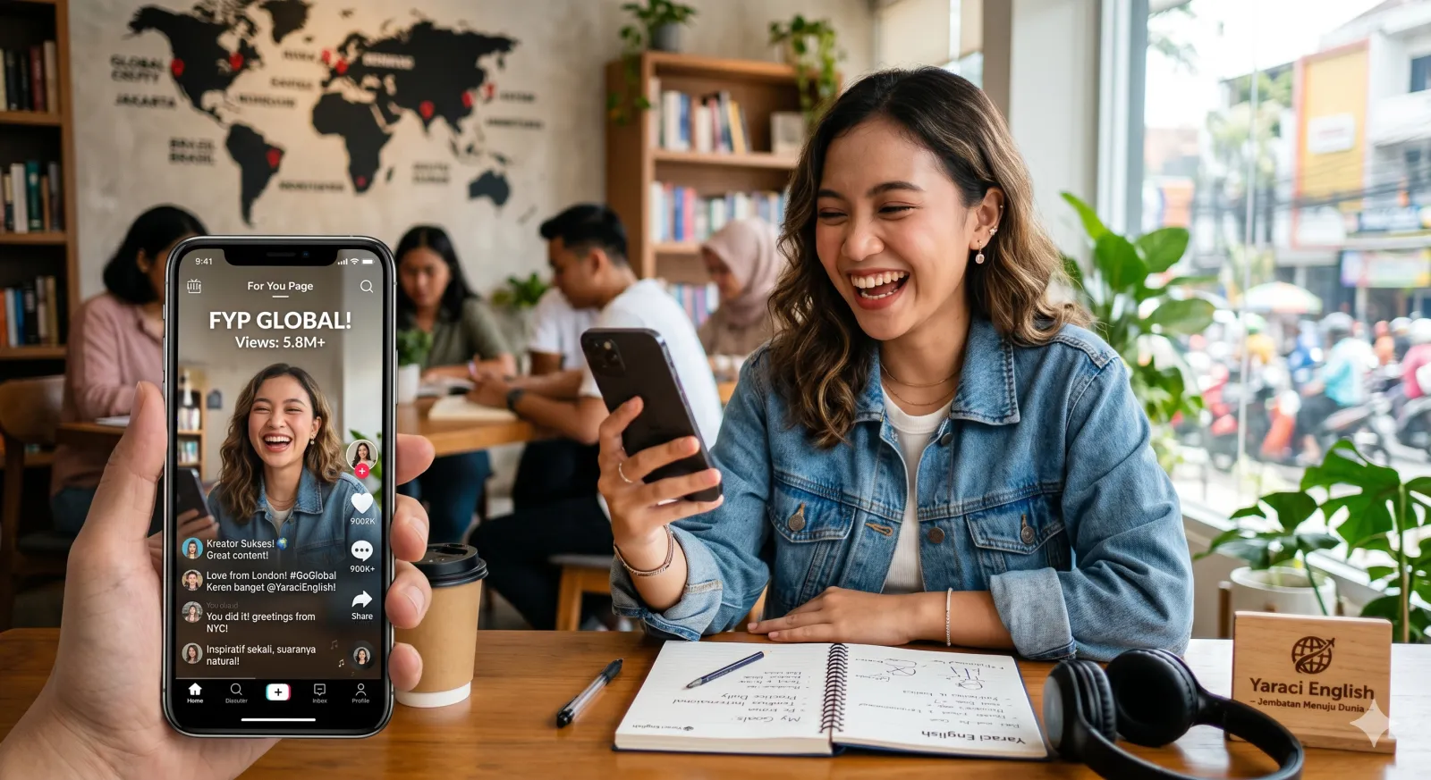 Tembus FYP Global TikTok bareng Yaraci English!