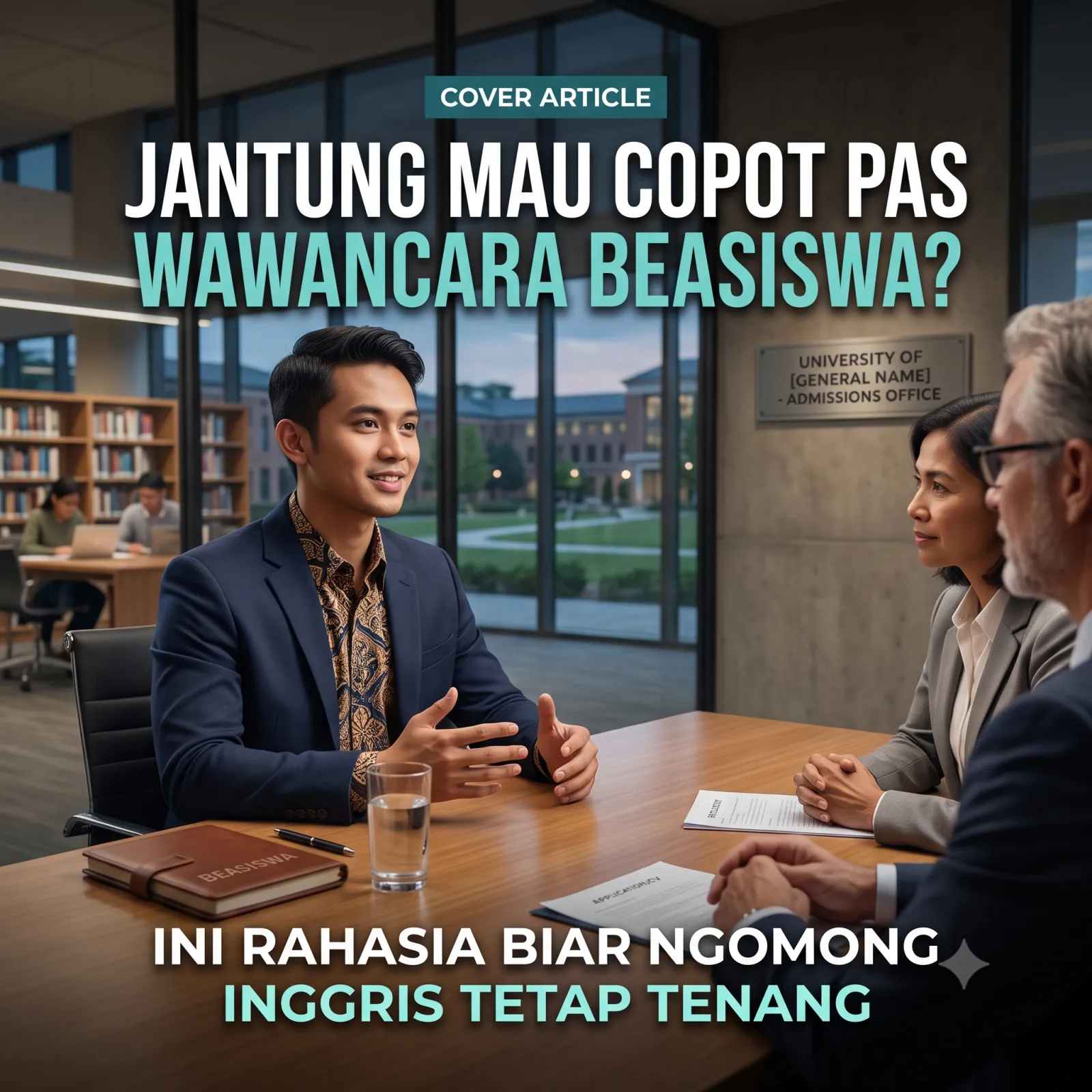 Jantung Mau Copot Pas Wawancara Beasiswa? Ini Rahasia Biar Ngomong Inggris Tetap Tenang